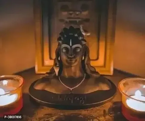 Handcrafted Adiyogi Shiva God Idols Statue for Car Dashboard Decorative Showpiece