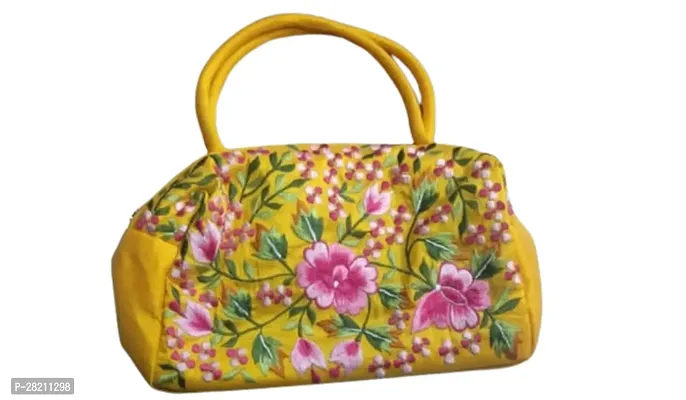 Stylish Silk Embroidered Handbags For Women-thumb0