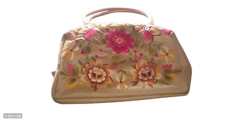 Stylish Silk Embroidered Handbags For Women