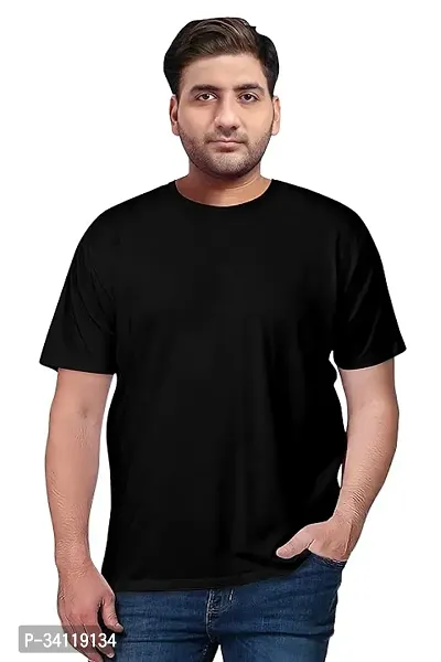 Stylish Short Sleeves Solid Tshirt for Men-thumb0