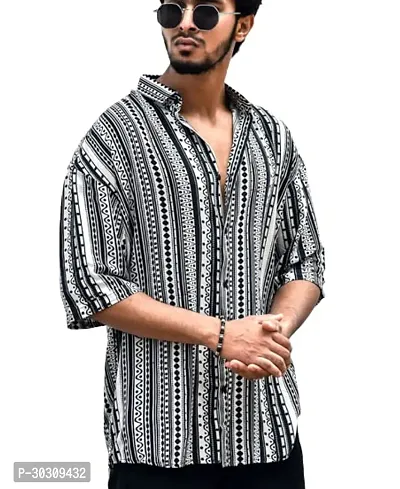 Reliable Multicoloured Cotton Printed Casual Shirt For Men-thumb0