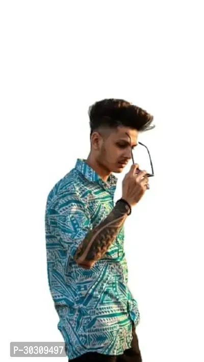 Reliable Multicoloured Cotton Printed Casual Shirt For Men-thumb0