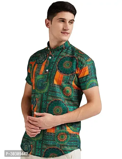 Reliable Multicoloured Cotton Printed Casual Shirt For Men-thumb0