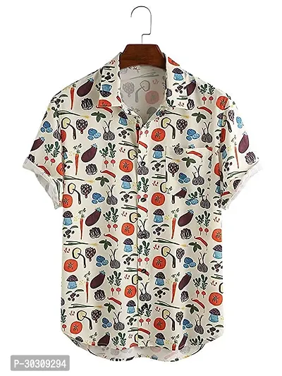 Reliable Multicoloured Cotton Printed Casual Shirt For Men-thumb0