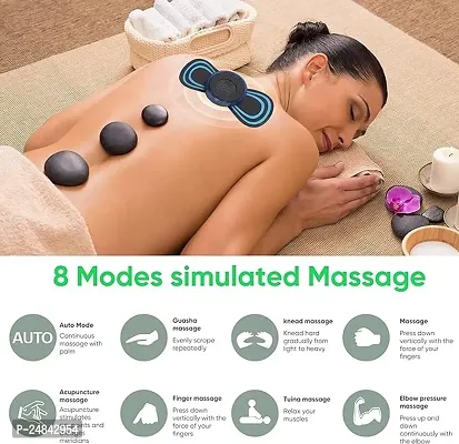 Whole Body Massager 8 Modes Portable Mini Massager Cervical Massage Soothing Pain, Body Massager Patch for Whole Body Neck Back Waist Arms Legs Aches-thumb2