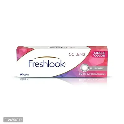 Freshlook Circle+Color - Daily Disposable Color Contact Lenses (-05.00, Allue Gray, Pack of 10)