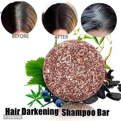 Hair Darkening Shampoo Bar -100% Natural Organic Conditioner and Repair-thumb0