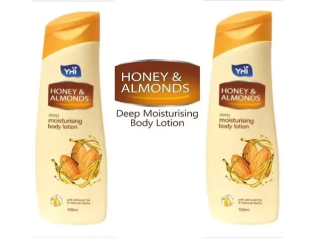 Honey and almonds mositurising  body lotion pack of 2  (100ml)
