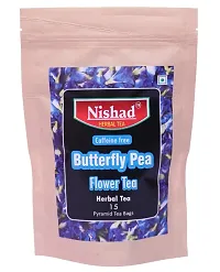 Nishad Herbal - Butterfly Pea Flower Tea | 15 Pyramid Tea Bags-thumb1