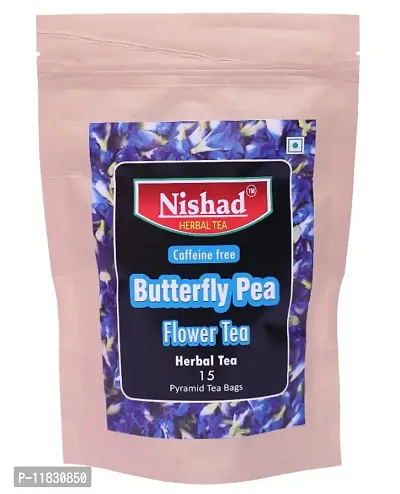 Nishad Herbal - Butterfly Pea Flower Tea | 15 Pyramid Tea Bags-thumb2
