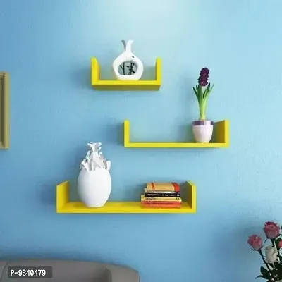 Modern Mdf Solid Wall Shelves for Office and Home-thumb0
