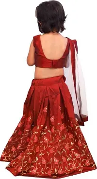 Kids Lehenga Choli Dupatta Set-thumb1