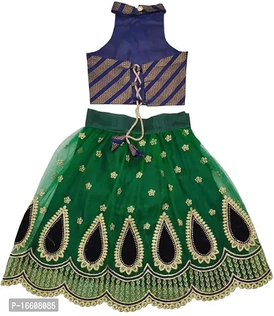 Kids Lehenga Choli Dupatta Set-thumb2