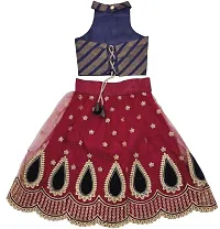 Kids Lehenga Choli Dupatta Set-thumb1