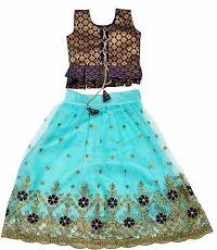 Kids Lehenga Choli Dupatta Set-thumb1