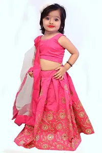 Kids Lehenga Choli Dupatta Set-thumb1