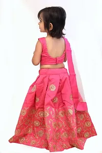 Kids Lehenga Choli Dupatta Set-thumb2