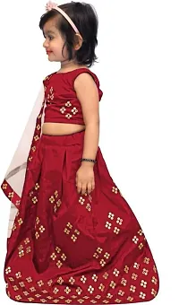 Kids Lehenga Choli Dupatta Set-thumb2