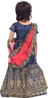 Kids Lehenga Choli Dupatta Set-thumb1