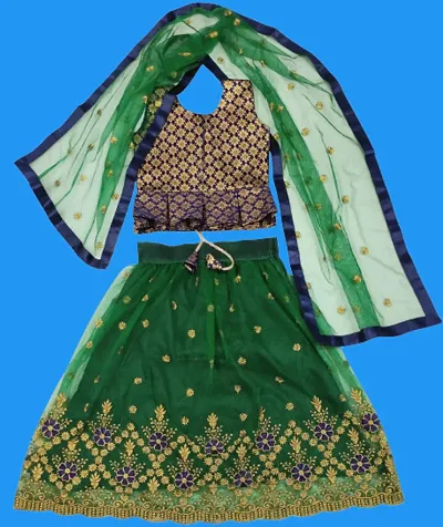 Fashionable Net Lehenga Cholis 