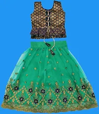 Kids Lehenga Choli Dupatta Set-thumb1