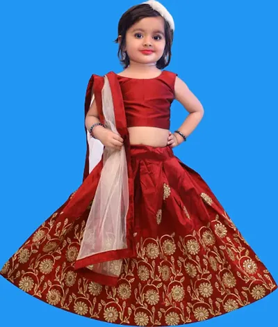 Kids Lehenga Choli Dupatta Set