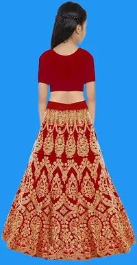 Kids Lehenga Choli Dupatta Set-thumb1