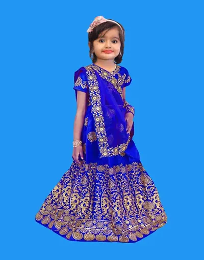 Kids Lehenga Choli Duptta Set