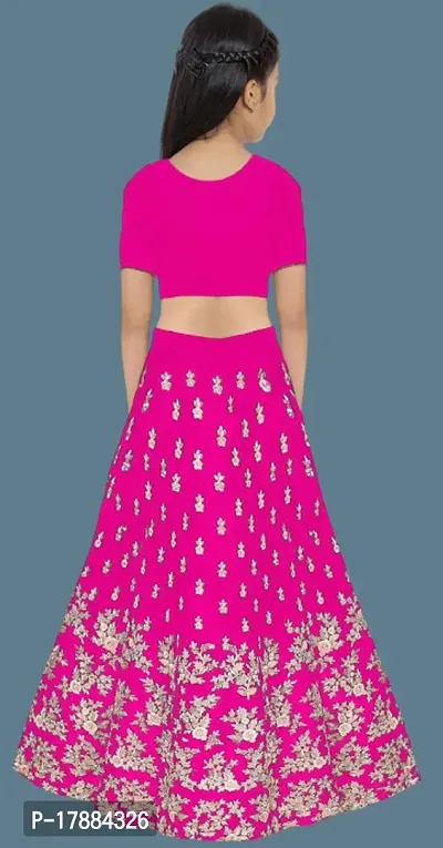 Kids Lehenga Choli Dupatta Set-thumb2