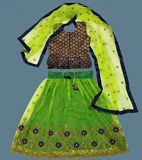 Kids Lehenga Choli Dupatta Set-thumb2