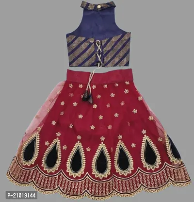 Kids Lehenga Choli Dupatta Set-thumb2