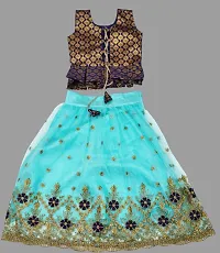 Kids Lehenga Choli Dupatta Set-thumb1