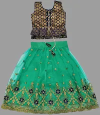 Kids Lehenga Choli Dupatta Set-thumb1