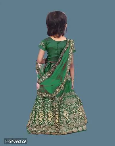 Kids Lehenga Choli Dupatta Set-thumb2