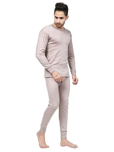 Expert Stylish Platinum Wool Thermal Set for Men Pack of 1