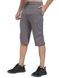 JAGGI Mens Regular Fit Lucky Capri (L, Dark Grey)-thumb4