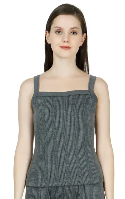 Buy Suryavit Thermal Wear for Women/Ladies/Girls Winter Thermal top  Sleevless (Small, Grey) Online In India At Discounted Prices