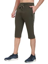 JAGGI Mens Regular Fit Lucky Capri (2XL, Dark Green)-thumb4