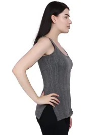 JAGGI Womens Sleeveless Winter Thermal Top (Grey) (M)-thumb3