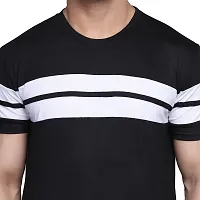 PASS  PLAY Men's T-Shirt, Men Solid T-Shirt, Men's Regular T-Shirt, T-Shirt for Men, Casual T-Shirt for Men (XL, Black)-thumb2