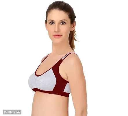 Stylist Cotton Blend Non Padded Bras For Women Pack Of 1-thumb2