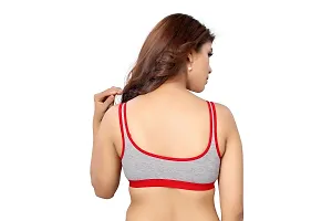 Stylist Cotton Blend Non Padded Bras For Women Pack Of 2-thumb2