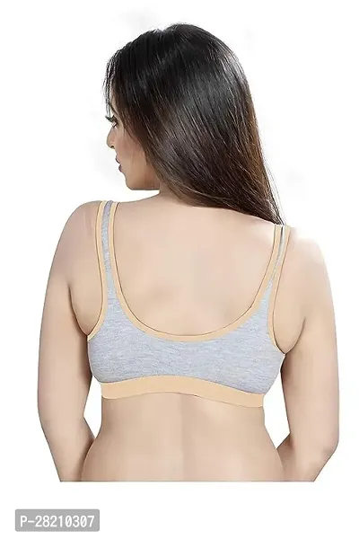 Stylist Cotton Blend Non Padded Bras For Women Pack Of 2-thumb2