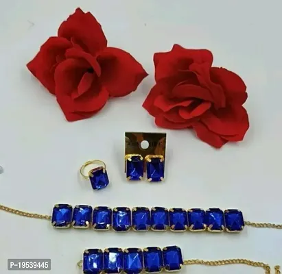 Women Stylish Alloy Jewellery Set-thumb0