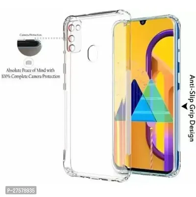Transparent Mobile Back Case  Cover For Vivo Y 30 | Compatible for Vivo Y30 Back Case Cover | Clear Case for Vivo  Y30 with Camera Protection-thumb3