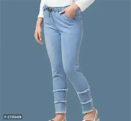 Best Jeans for Women, Top, Ladies Denim Jogger Jeans for Women Types, Different Types of Jeans for Women, Women Tops Denim Jeans, Jeans for Women Jeans for Women Ankle Fit PACK OF 1-thumb0