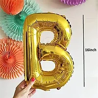 Sagar Creations BABY SHOWER Golden colored 10 Letter Balloon Alphabet Foil Balloons for BABY SHOWER Party Decoration, Eve Party Ornament.-thumb1