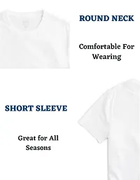 SS SALES Sagar Creations Round Neck Half Sleeve Free-Fire Printed T-Shirts for Kids, Boys and Girls (Color-White, Size-8-9 Years)-thumb3