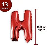 Sagar Creations Happy Birthday Balloon,16 Inch Mylar Red Balloon 13 Letter Banner Foil Gradient Aluminum Balloon Party Supplies Decorations-thumb1