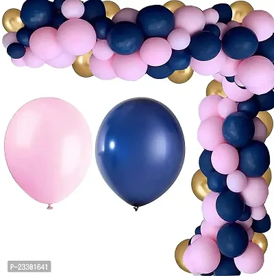 Sagar Creations pack of colored latex balloons for party decorations, marriage anniversary, innogration, birthday, baby shower, welcome and weddings (PINK)-thumb0